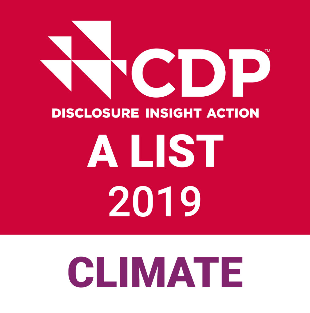 Media: CDP climate A List stamp