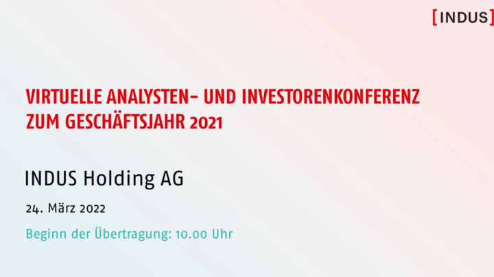 Media: Analyst and Investor Conference financial year 2021