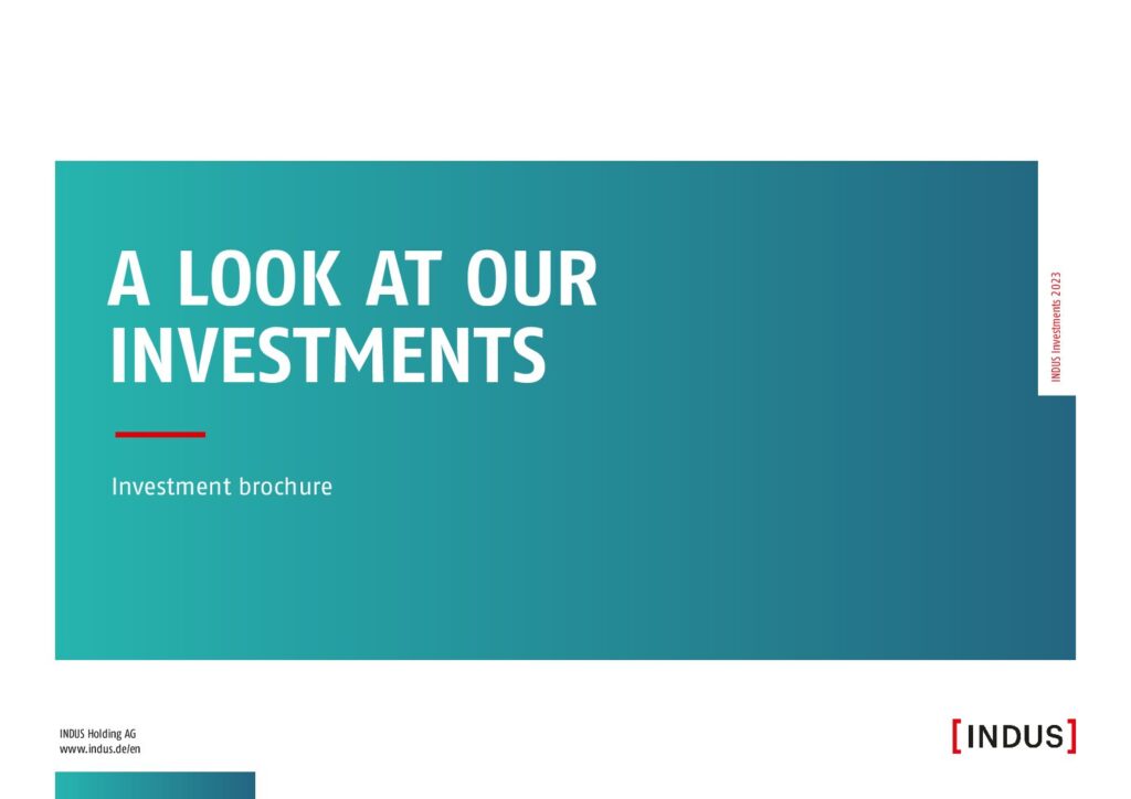 Media: INDUS Investment brochure